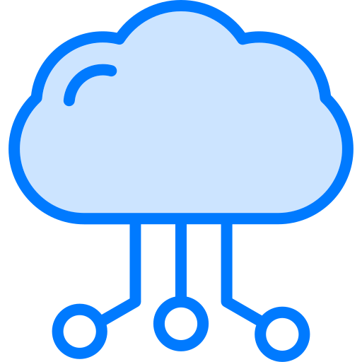 Cloud Generic Blue icon