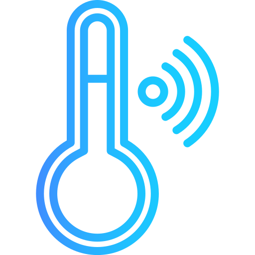control de temperatura icono gratis