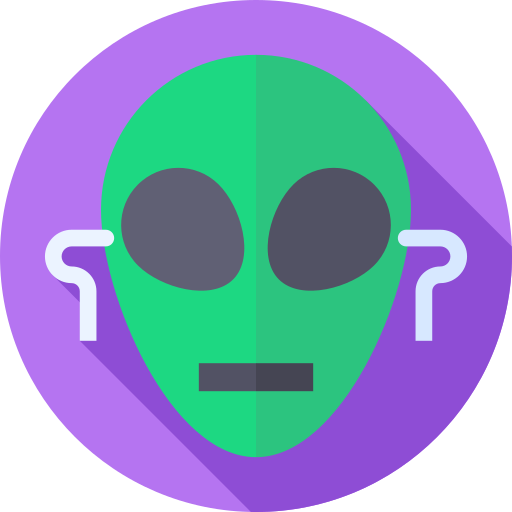 máscara alienígena icono gratis