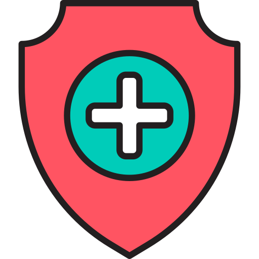 escudo médico icono gratis