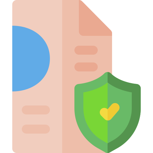 protección de datos icono gratis