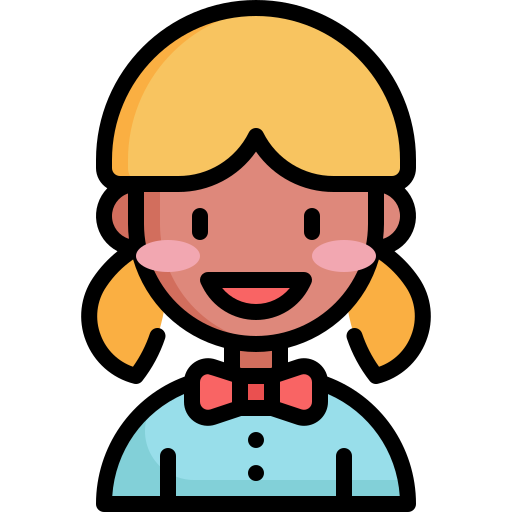 Girl Generic Outline Color icon