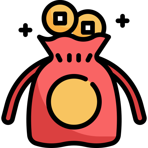 bolsa de dinero icono gratis