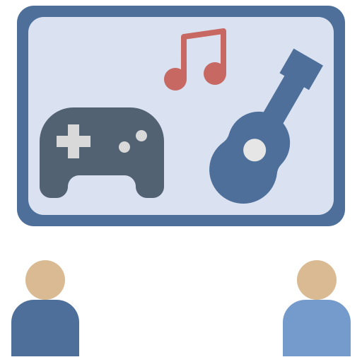 entretenimiento icono gratis