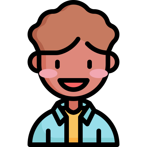 Boy Generic Outline Color icon