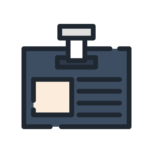 carte d'identité Icône gratuit