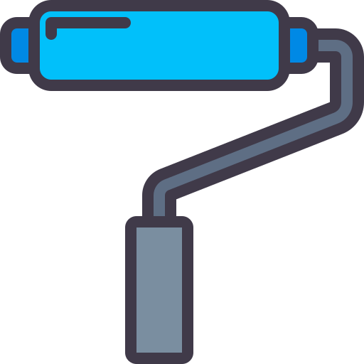 Paint roller free icon