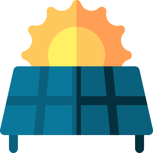 energía solar icono gratis