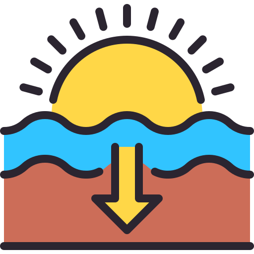 Sunset Generic Outline Color icon