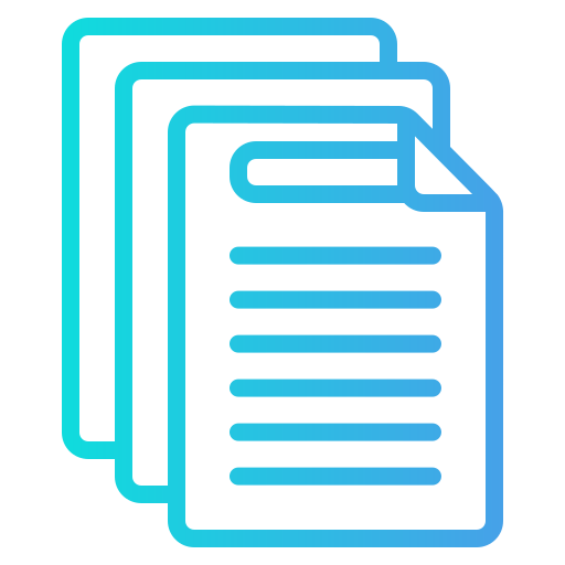 Document Generic Gradient icon