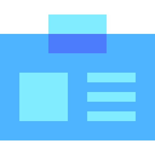 Удостоверение личности бесплатно иконка