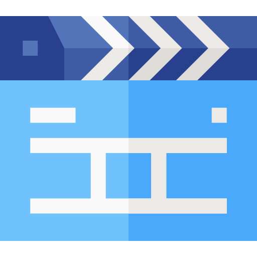 Clapperboard free icon