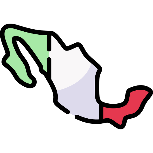 Mexico - Free maps and location icons