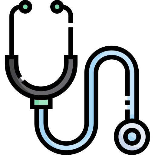 Stethoscope Detailed Straight Lineal color icon