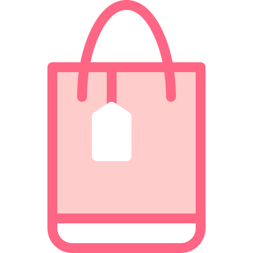 Shopping bag Detailed color Lineal color icon