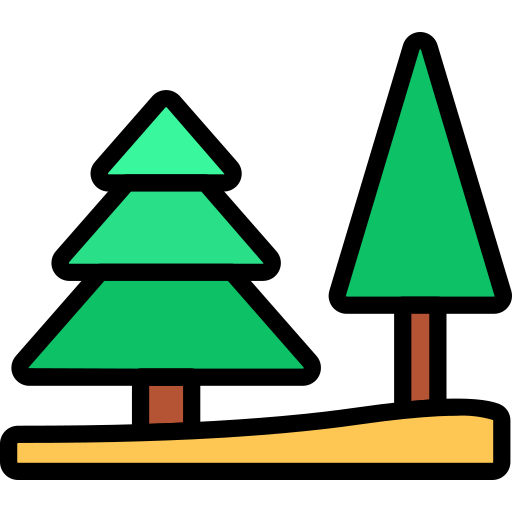 Trees Generic Outline Color icon