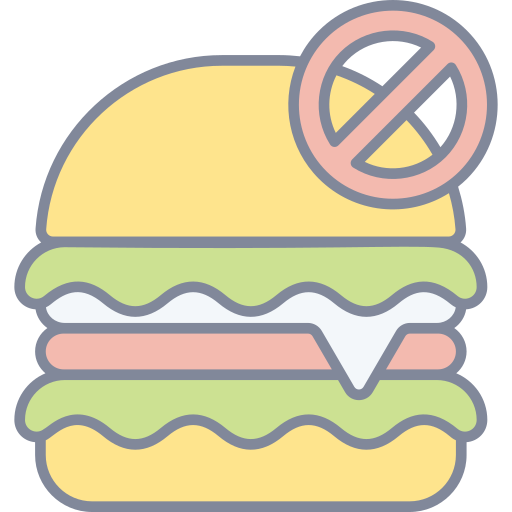 No fat free icon