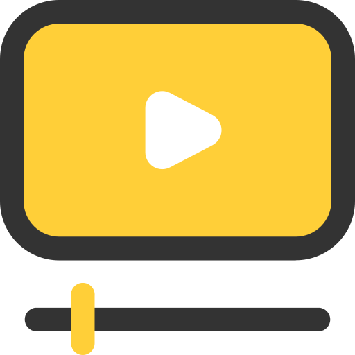 reproductor de video icono gratis