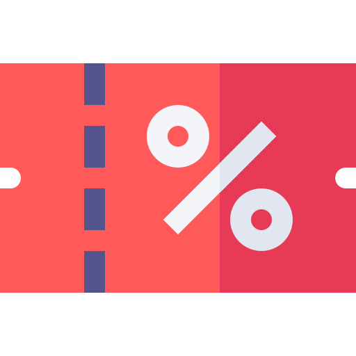 Coupon free icon Coupon free icon