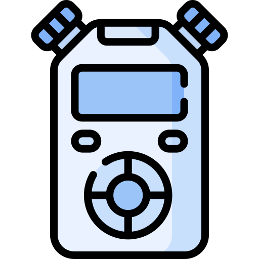 Voice recorder Special Lineal color icon