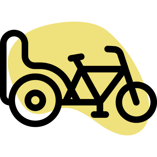 ciclo rickshaw icono gratis