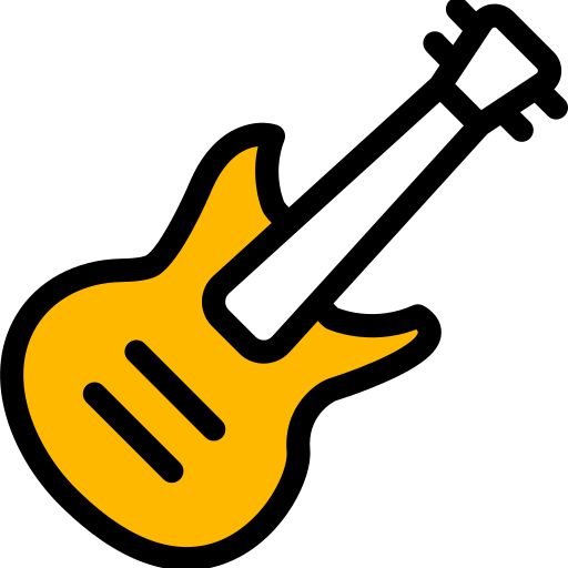 guitarra electrica icono gratis