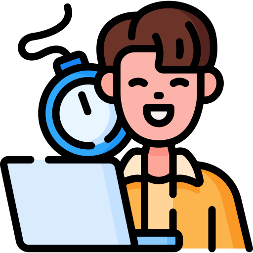 Workaholic Special Lineal Color Icon