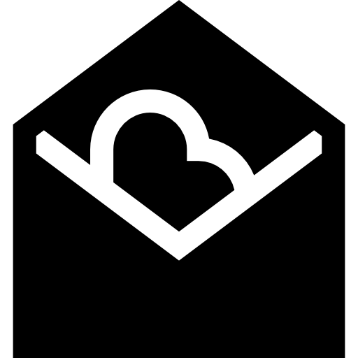 carta de amor grátis ícone