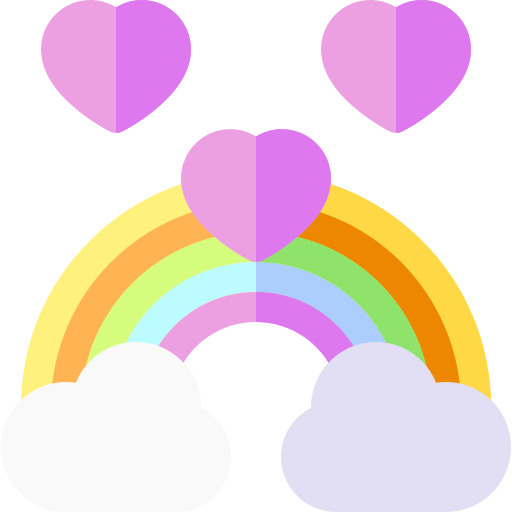 arco iris icono gratis