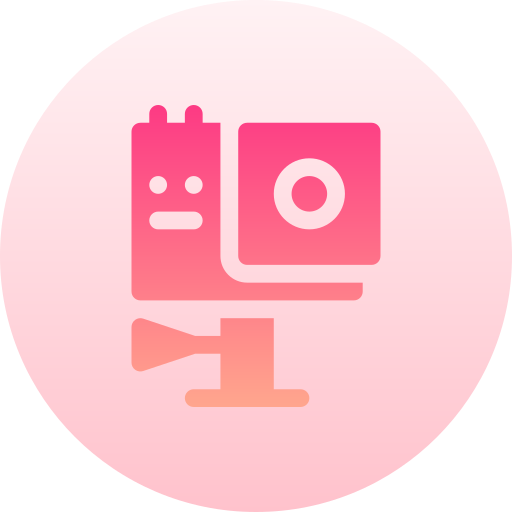 cámara de acción icono gratis