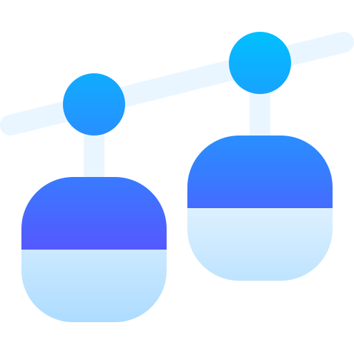cabina del teleférico icono gratis
