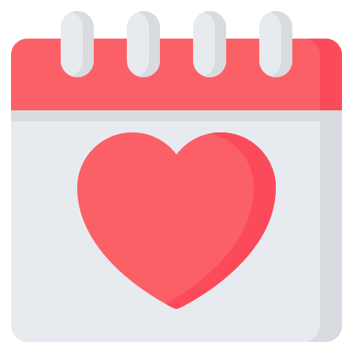 Love - Free time and date icons