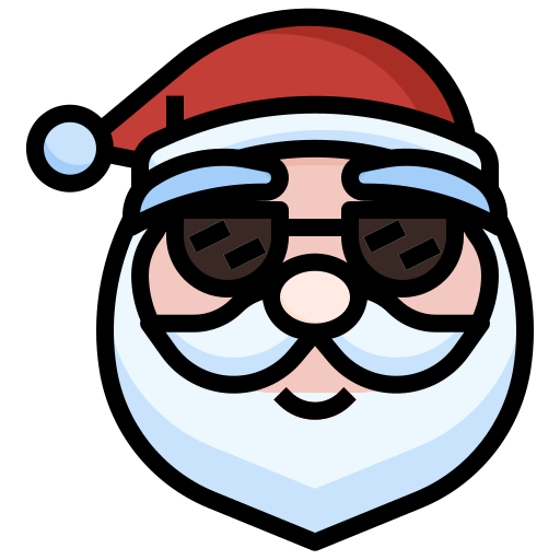 papá noel icono gratis