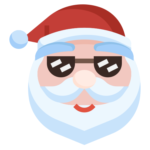 papá noel icono gratis