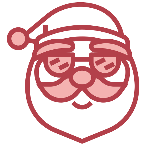 papá noel icono gratis