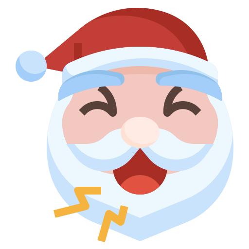 papá noel icono gratis