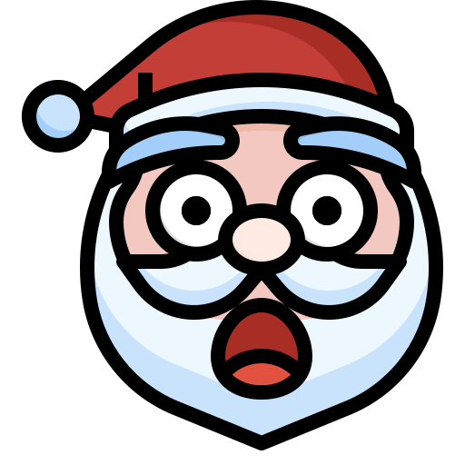 papá noel icono gratis