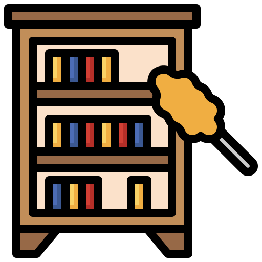 Étagère à livres Icône gratuit