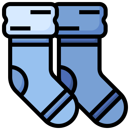 Socks Surang Lineal Color icon