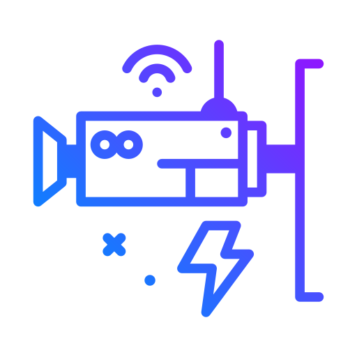 circuito cerrado de televisión icono gratis