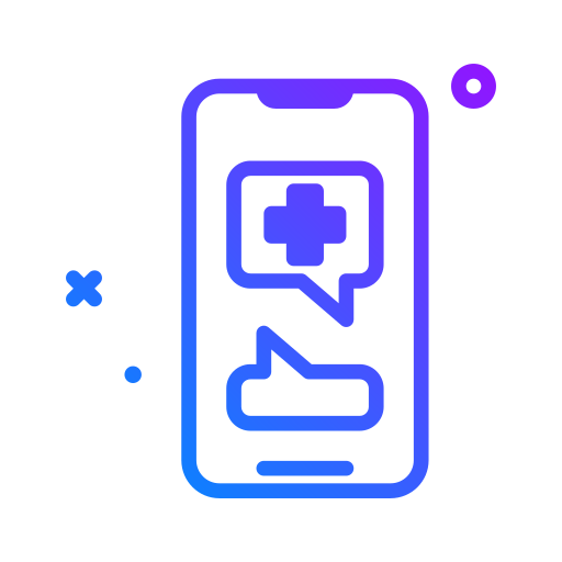 aplicación médica icono gratis