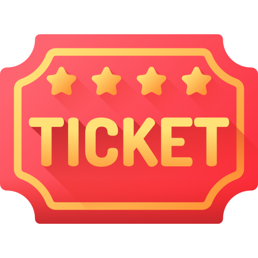 Ticket 3D Color icon