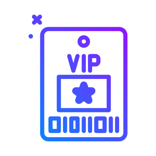 tarjeta vip icono gratis