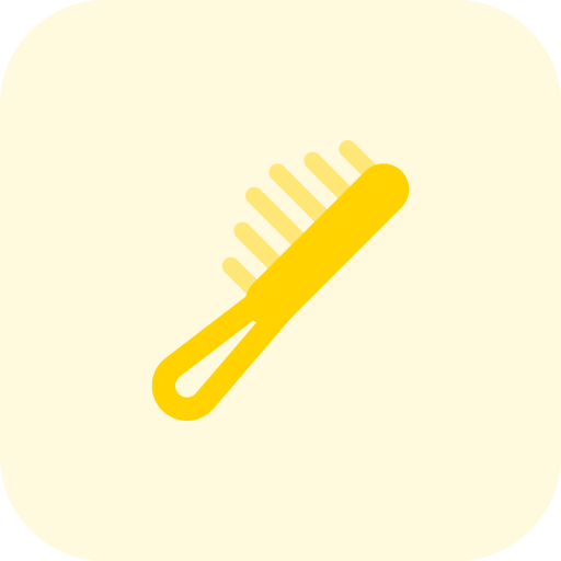 cepillo para el pelo icono gratis