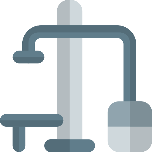 estación de gimnasio icono gratis