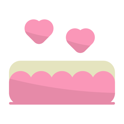 pastel de corazón icono gratis