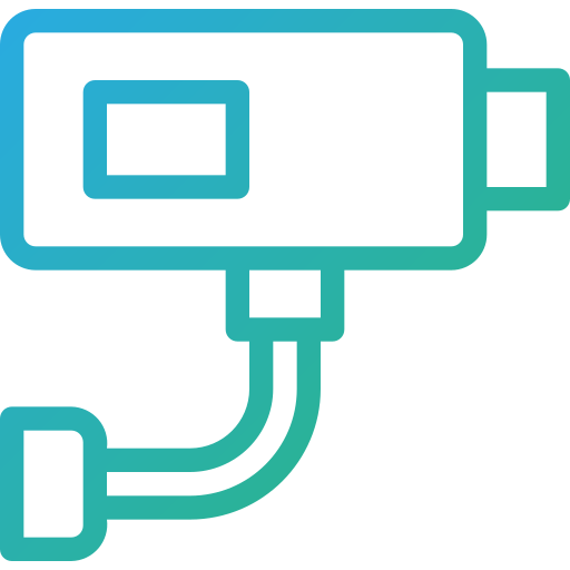 cámara de cctv icono gratis