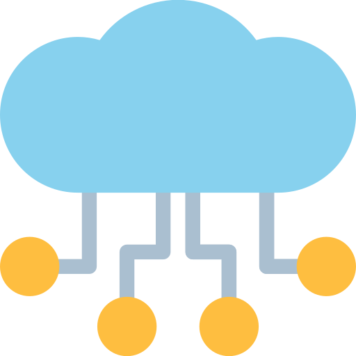 Cloud computing Generic Flat icon