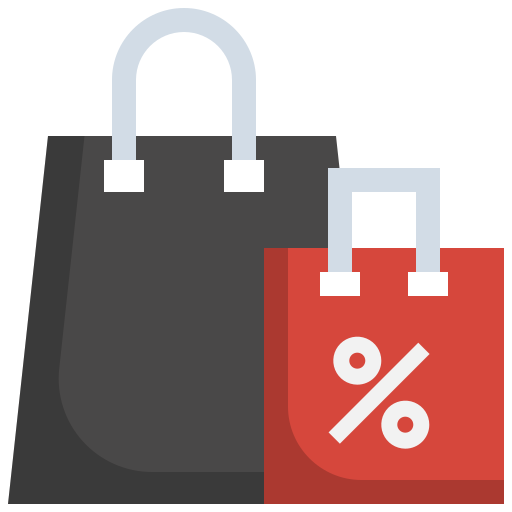 Shopping bag Winnievizence Flat icon