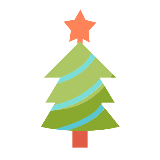 árbol de navidad icono gratis